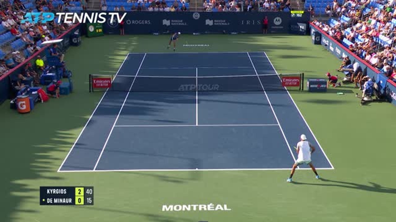 Highlights: Kyrgios schlägt Landsmann de Minaur
