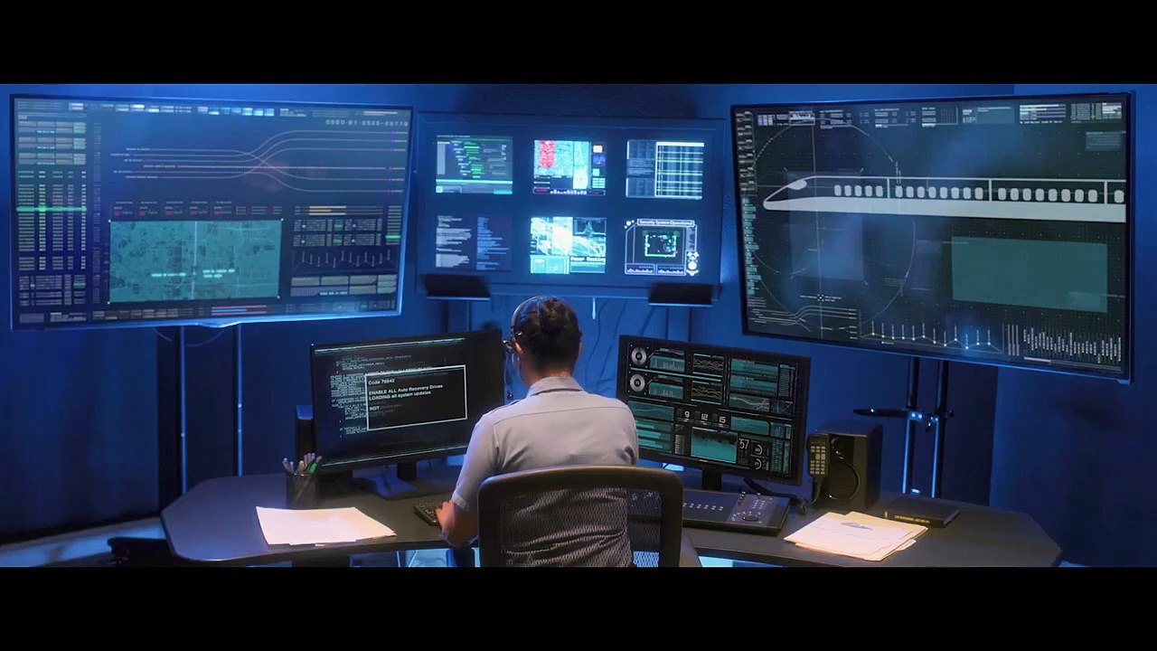 Bullet Train Down Trailer OV