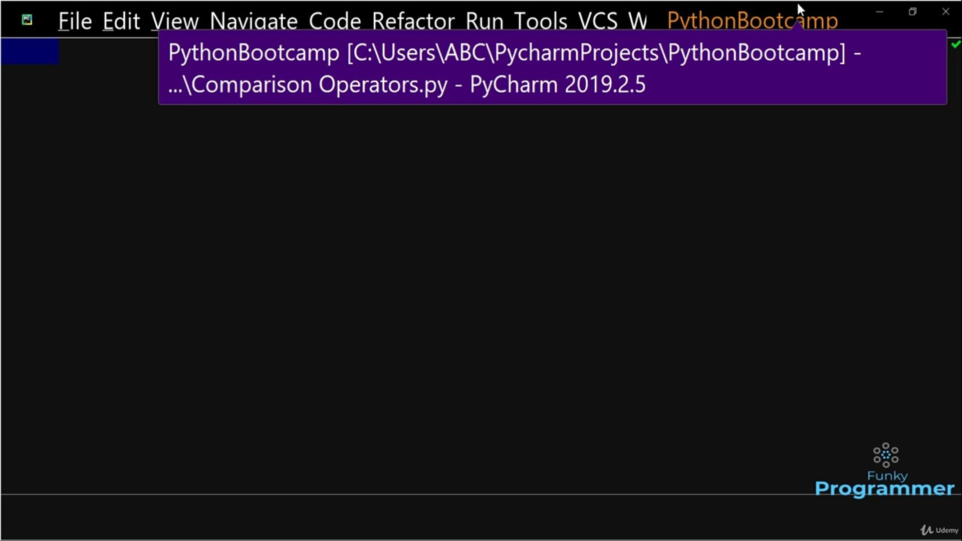 Comparison Operators