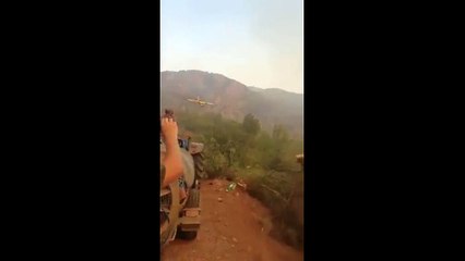 İspanyol uçaklarının sortisi yurttaşları heyecanlandırdı: Allah'ını seveyim senin