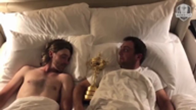 VIRAL: Golf: Molinari and Fleetwood wake up in bed together after Ryder Cup win
