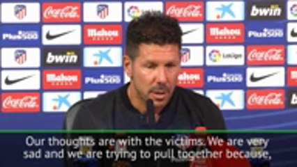 Atletico's thoughts are with Barcelona victims - Simeone