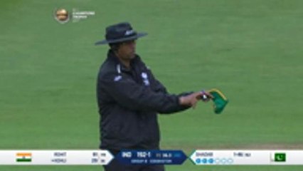 Rohit Sharma run out in controversial circumstances