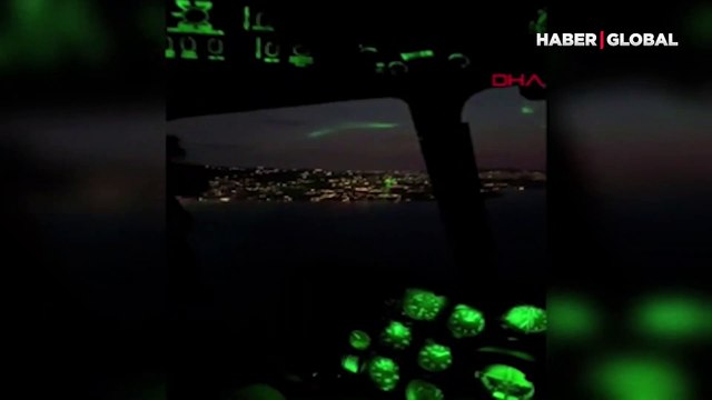 Görüntüler tepki çekmişti! Lazer tutulan yangın söndürme helikopterinin pilotu konuştu