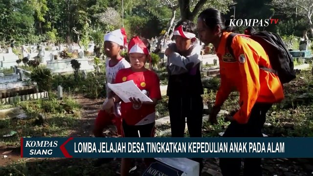 Meriahkan Hari Kemerdekaan RI ke-77, Puluhan Anak di Jember Ikuti Lomba Jelajah Desa!