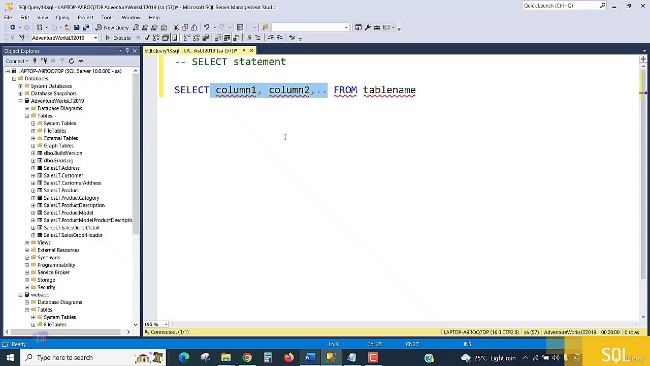 SELECT Statement
