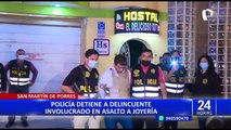 SMP: ¡A balazos! Capturan a delincuente que estaría involucrado en asalto a joyería