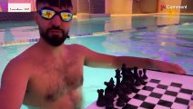 برگزاری مسابقات جهانی شطرنج زیر آب در بریتانیا