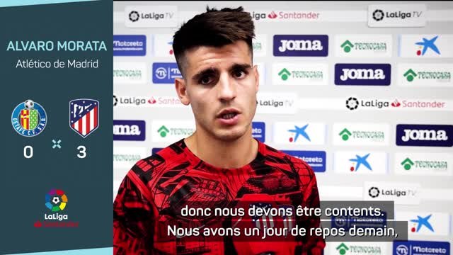 1ère j. - Morata : Nous devions commencer le championnat de la meilleure façon possible