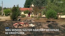 Még mindig súlyos károkat okoznak az erdőtüzek Európában