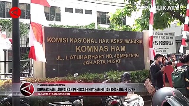 Komnas HAM Periksa Ferdy Sambo dan Bharada Eliezer di Mako Brimob