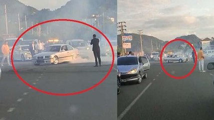 Video herunterladen: Düğün konvoyunda drift kamerada