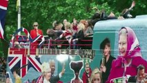 Kate Moss con la giacca Union Jack vintage per il Giubileo della regina Elisabetta II