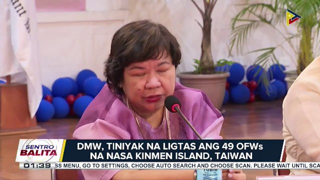 Sitwasyon ng OFWs sa Macau, Taiwan, Israel, at South Korea, mahigpit na tinututukan, ayon sa DMW