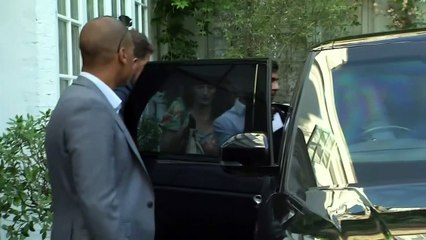 Rishi Sunak departs from London home