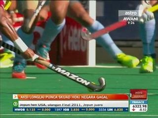 Aksi longlai punca skuad hoki negara gagal
