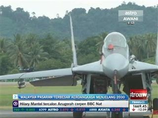 Malaysia pasaran terbesar aeroangkasa menjelang 2030