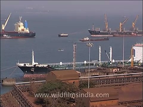 Ships in Goa docks