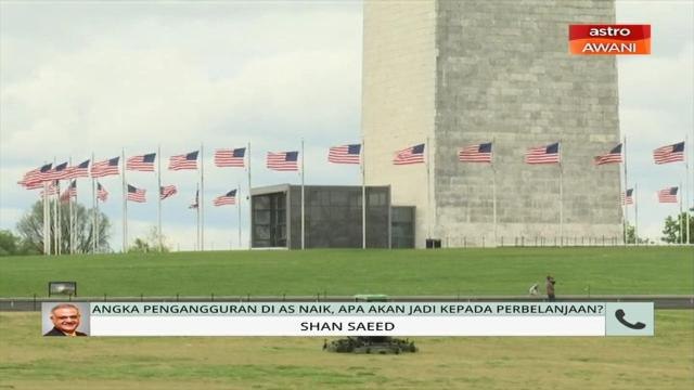 Niaga AWANI: Angka pengangguran di AS naik, apa akan jadi kepada perbelanjaan?