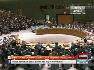 Malaysia kecewa UNSC gagal tubuh tribunal tragedi MH17