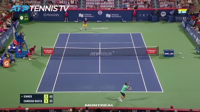 Montréal - Sinner s'écroule face à Carreno Busta