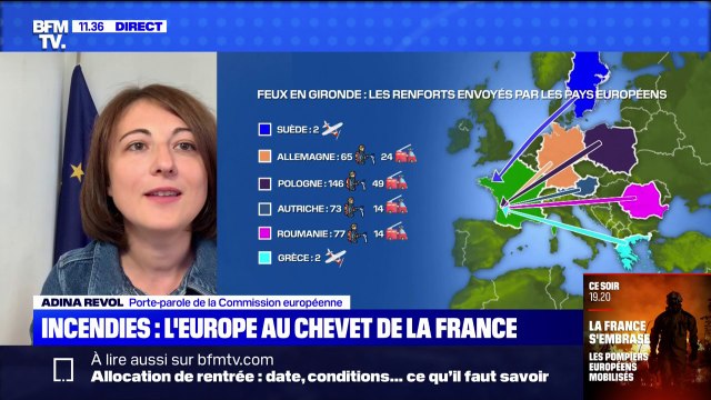 Incendies: 4 Canadair européens sont déjà arrivés en France, 2 autres italiens sont attendus ce midi