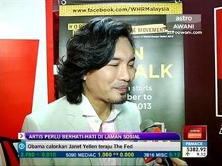 Artis perlu berhati-hati di laman sosial
