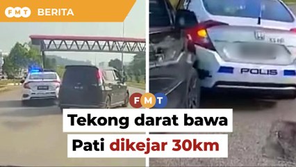 Pandu lawan arus bawa 6 Pati, tekong darat ditahan selepas dikejar 30km