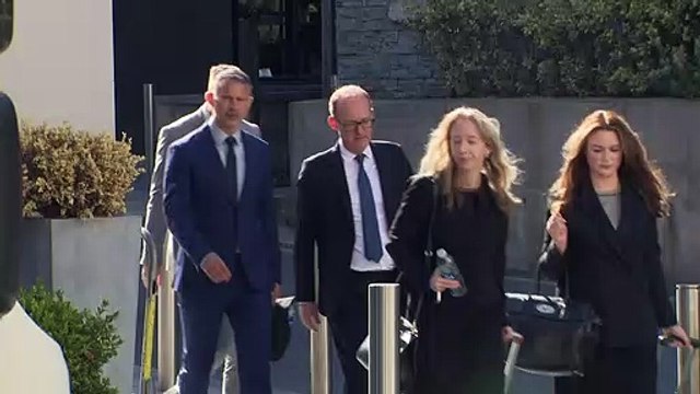 Ryan Giggs arrives at Manchester Crown Court