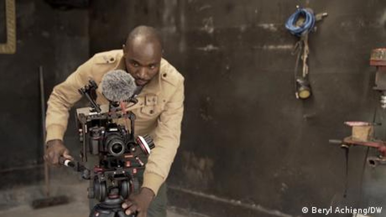 Kenyan school dropout turns scrap metal to film equipment