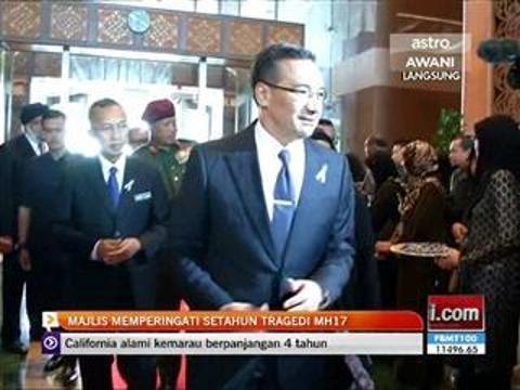 Sekitar majlis memperingati setahun tragedi MH17