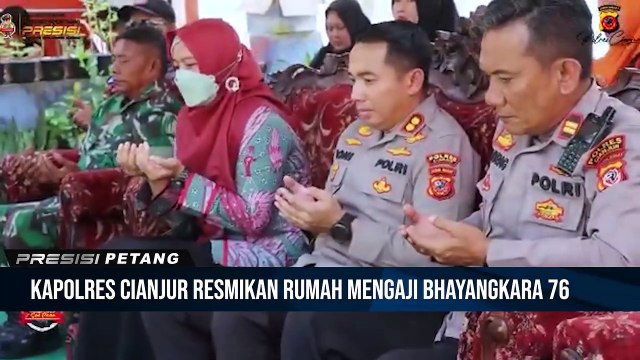 Kapolres Cianjur Resmikan Rumah Mengaji Bhayangkara 76 Polres Cianjur