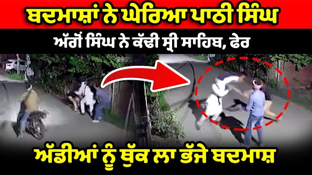 ਦੇਖੋ ਇਕੱਲੇ ਸਿੰਘ ਨੇ ਕਿਵੇਂ ਪਾਈਆਂ ਹਥਿਆਰਬੰਦ ਬਦਮਾਸ਼ਾਂ ਨੂੰ ਭਾਜੜਾਂ | OneIndia Punjabi