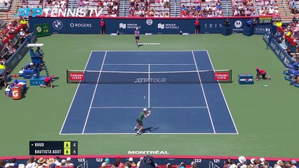 Montréal - Ruud fait une remontada sur Bautista Agut