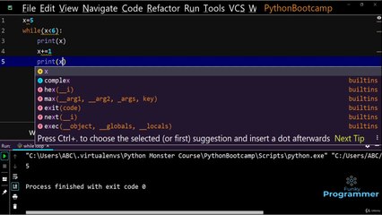 While loop in python