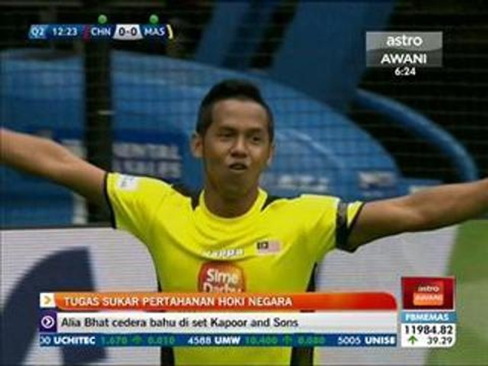 Tugas sukar pertahanan hoki negara