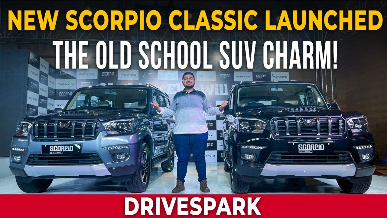 Mahindra Scorpio Classic Unveil Walkaround | Old School SUV In New Avatar | New Diesel Engine