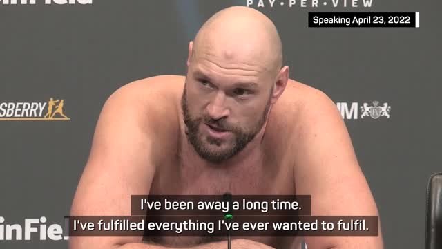 Tyson Fury retires - again!