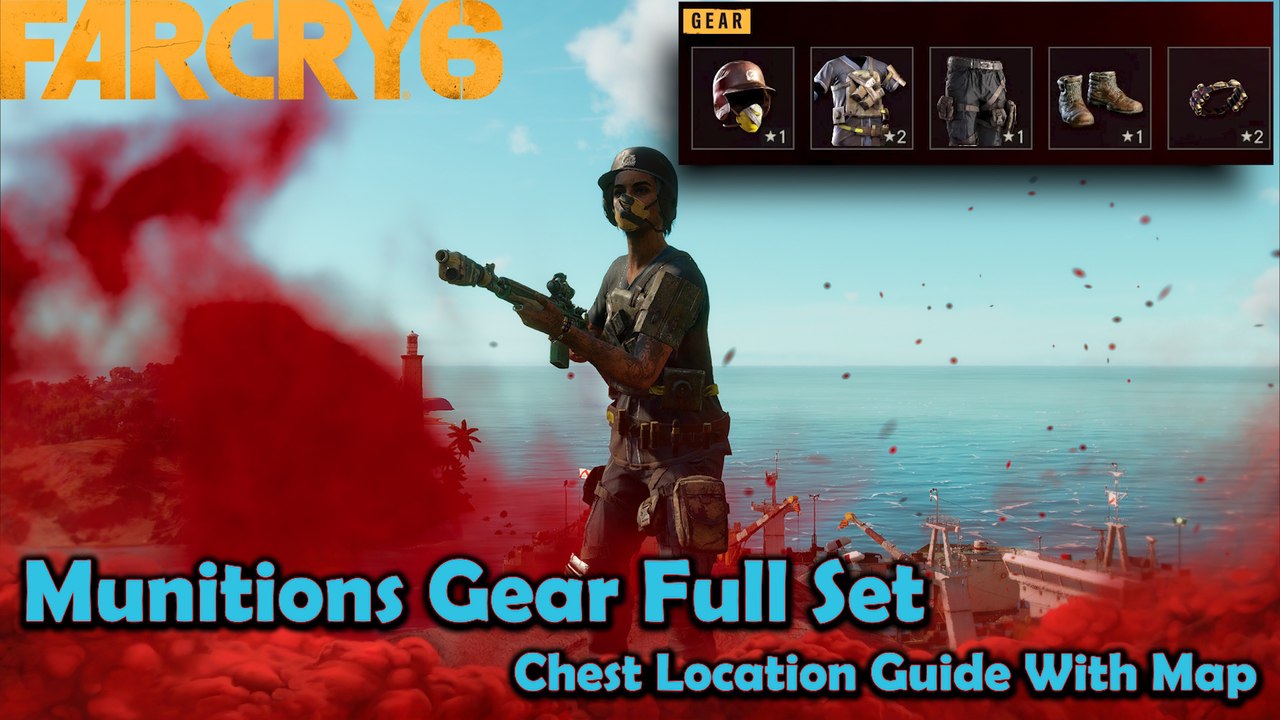 Far Cry 6 - All The Munitions Armor Chest Locations  with Map