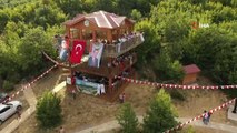 Kastamonu haber... Küre Dağları Milli Parkında zipline heyecanı yaşanıyor