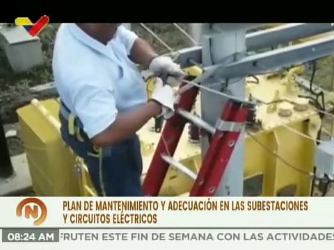 Avanza el Plan de Mantenimiento y Adecuación en las Subestaciones y Circuitos Eléctricos en Miranda