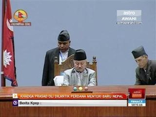 Khadga Prasad Oli dilantik Perdana Menteri baru Nepal