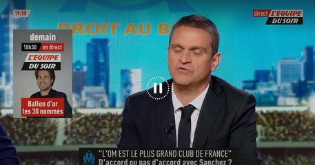 Un chroniqueur de la chaîne L'Equipe choque après ses propos virulents contre l'OM