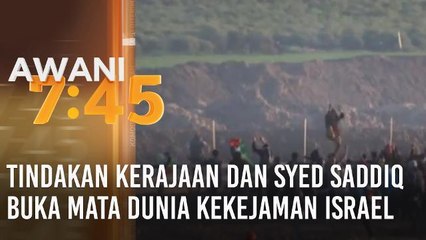 Tindakan kerajaan dan Syed Saddiq buka mata dunia kekejaman Israel