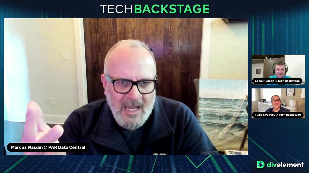 Tech Backstage - Marcus Wasdin @ PAR Data Central