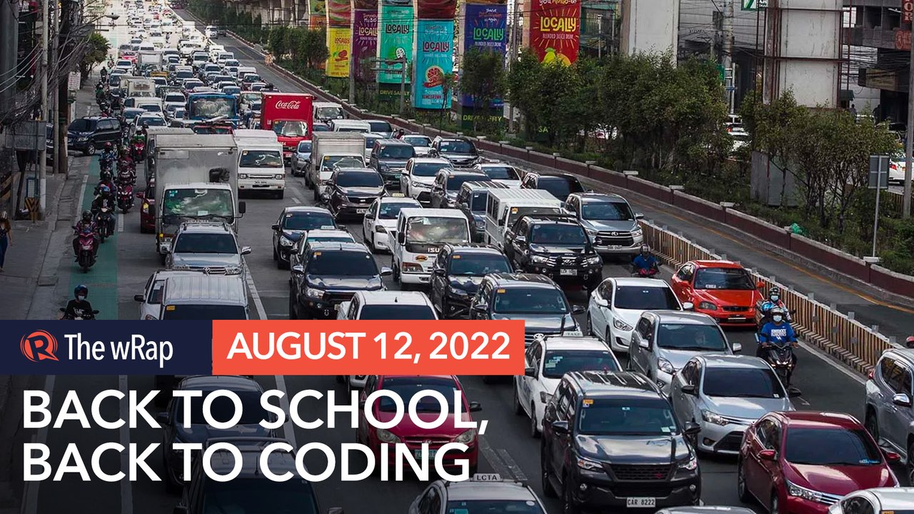 Back to school, back to number coding traffic scheme in Metro Manila on August 15