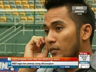 Pertahanan hoki Sapura berputih mata