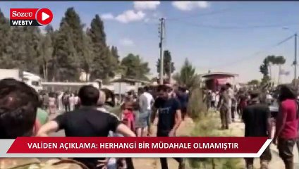 Eylemciler Türkiye'ye geçmek istedi