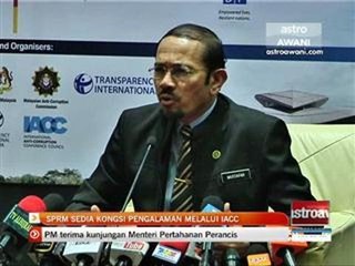 SPRM sedia kongsi pengalaman melalui IACC