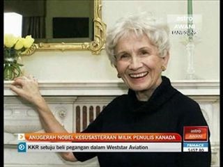 Anugerah Nobel Kesusteraan milik penulis Kanada